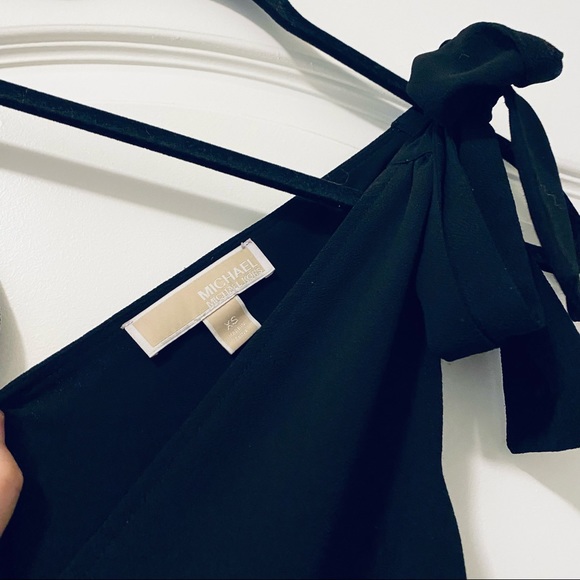 Michael Kors Vneck Tie Shoulder Jumpsuit - Picture 3 of 6